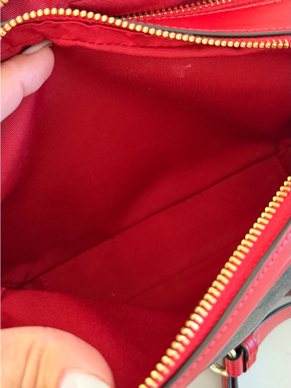 Coach Brown Signature Canvas Crossbody with Red Trim - Picture 7 of 7